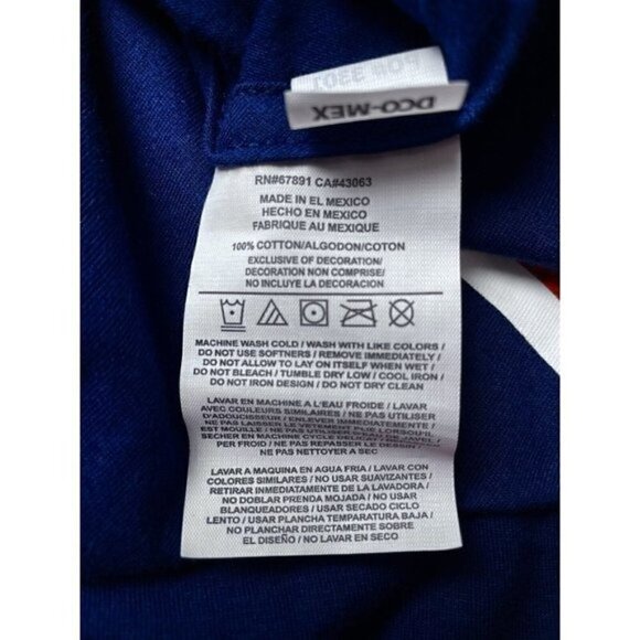 NWOT Nike Denver Broncos The Nike Tee Just Do It Short Sleeve Women’s M Navy - Picture 5 of 5